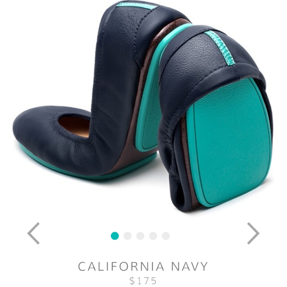 Tieks Ballet Flats in California Navy 6